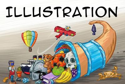 Illustration Fuellhorn Kinderbuch